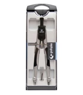 COMPAS GRAFOPLAS MICROMETRICO NEGRO
