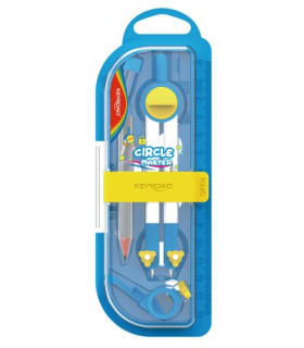 COMPAS KEYROAD ESCOLAR con LAPIZ