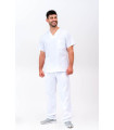 CONJUNTO PIJAMA EUROSAVOY T-3XL BLANCO
