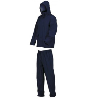 CONJUNTO STARTER LLUVIA PVC/PU T-XXL AZU