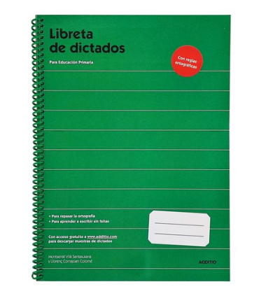CUADERNO ADDITIO A4 DICTADOS PRIMARIA