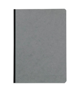 CUADERNO CF. COSIDO A5 LISO GRIS