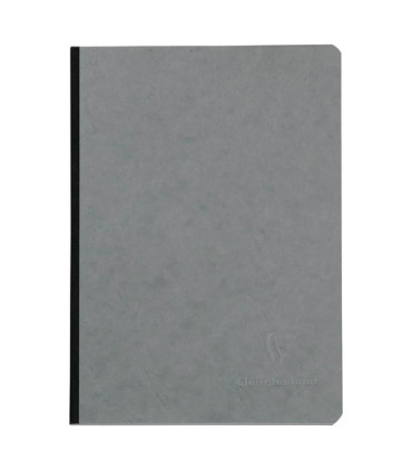 CUADERNO CF. COSIDO A5 LISO GRIS