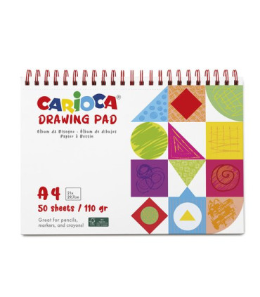 CUAD. DIBUJO CARIOCA C/ESP. A4 50h