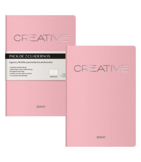CUADERNO DOHE CREATIVE A5 ROSA