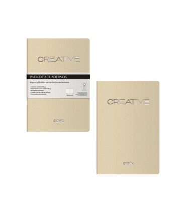 CUADERNO DOHE CREATIVE A6 BEIGE