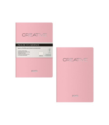 CUADERNO DOHE CREATIVE A6 ROSA