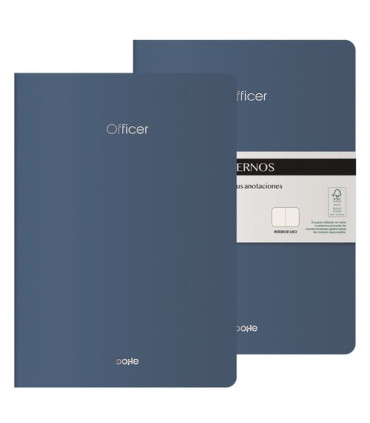 CUADERNO DOHE OFFICER A4 AZUL N