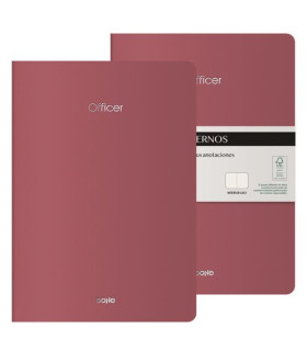CUADERNO DOHE OFFICER A4 BURDEOS