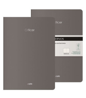 CUADERNO DOHE OFFICER A4 GRIS