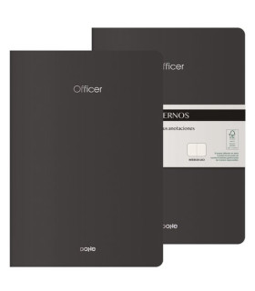 CUADERNO DOHE OFFICER A4 NEGRO