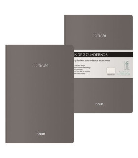 CUADERNO DOHE OFFICER A5 GRIS