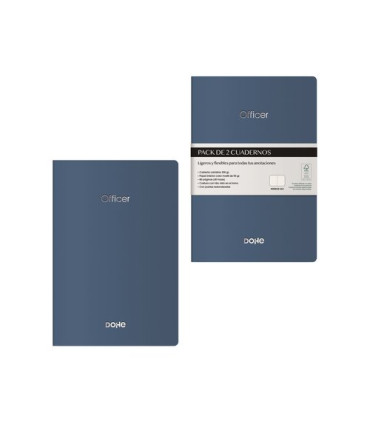 CUADERNO DOHE OFFICER A6 AZUL
