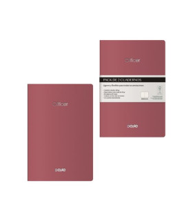 CUADERNO DOHE OFFICER A6 BURDEOS