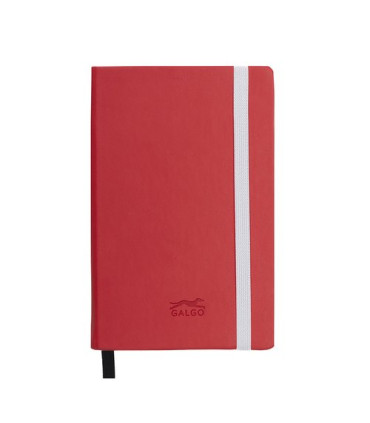 CUAD. GRAF.GALGO A6 80h RAYADO ROJO