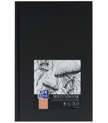 BLOC DIB. OXFORD ESBOZO A5 96h NEGRO