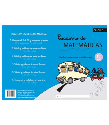 CUADERNO REBOST (CAS) MATEMATICAS 5