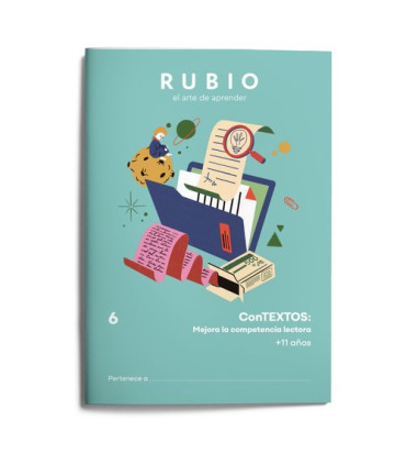 CUADERNO RUBIO A4 COMPETENCIA LECTORA 6t