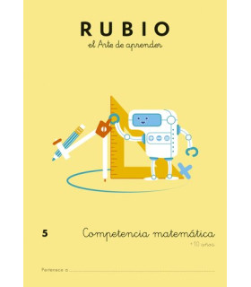 CUADERNO RUBIO A4 COMP.MATEMATICAS 5