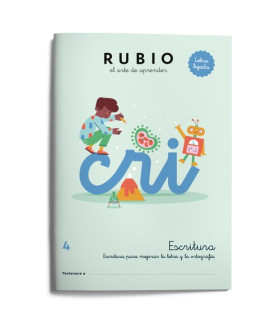 CUAD.RUBIO A4 ESCRITURA LIGADA 4