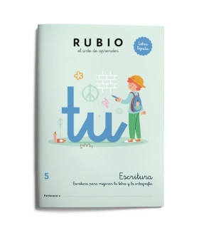 CUAD.RUBIO A4 ESCRITURA LIGADA 5