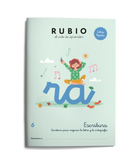 CUAD.RUBIO A4 ESCRITURA LIGADA 6