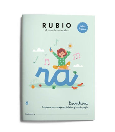 CUAD.RUBIO A4 ESCRITURA LIGADA 6