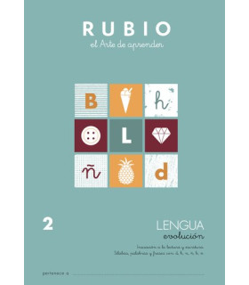 CUADERNO RUBIO A4 LENGUA EVOLUCION 2