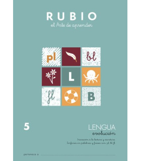 CUADERNO RUBIO A4 LENGUA EVOLUCION 5