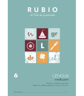 CUADERNO RUBIO A4 LENGUA EVOLUCION 6