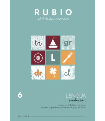 CUADERNO RUBIO A4 LENGUA EVOLUCION 6