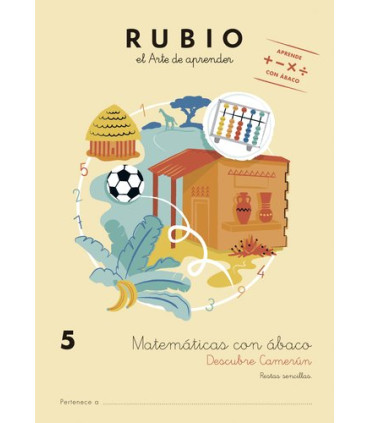 CUADERNO RUBIO A4 MATEMATICAS ABACO 5