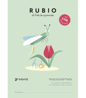 CUADERNO RUBIO A4 VACACIONES 3º ED. INF.
