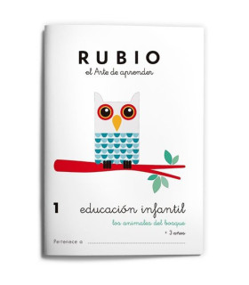 CUADERNO RUBIO A5 EDU. INF. 1 ANIMALES B