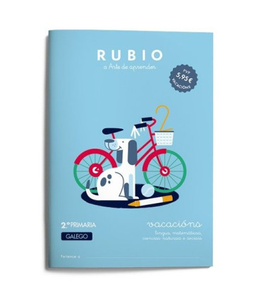 CUADERNO RUBIO GAL.VACACIONS 2º PRIM.