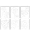 CUADRO NIEFENVER MOD.FLORES PACK DE 6