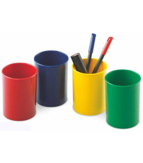 CUBILETE FAIBO PLASTICO OPACO ROJO