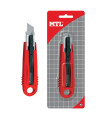 CUTTER MTL 18mm con GUIA METALICA SEG