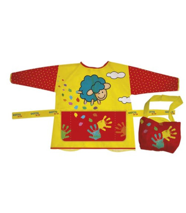 DELANTAL GIOTTO BEBE MANGA AJUSTABLE