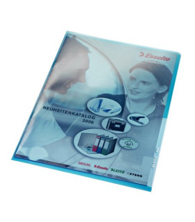 DOSS.ANG.RECT.LEITZ PVC 150µ A4 AZUL