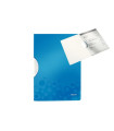 DOSSIER CLIP LEITZ WOW 30h AZUL MET.