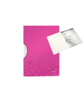 DOSSIER CLIP LEITZ WOW 30h FUCSIA MET.