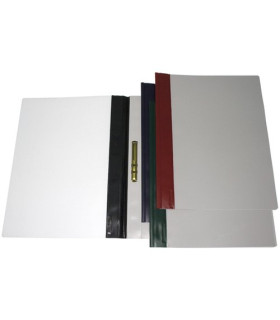 DOSSIER FASTENER GRAF. PVC A4 LM.RC.NEGR