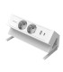 ENCHUFE ADAPTADOR  FELLOWES 2 SAL+2 USB(
