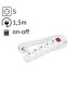 ENCHUFE PROTECTOR 5 SALIDAS 1,5m REGLETA