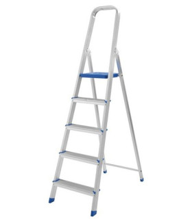 ESCALERA ALUM. LEON 5 PELDAÑOS