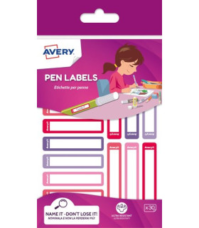 ETIQUETA ESCOLAR AVERY BOLIGR.50x10 B/30