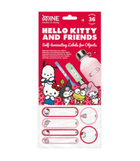 ETIQUETA MINE LAMINADA H. KITTY B36