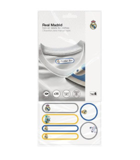 ETIQUETA MINE TERMOADHESIVA R.MADRID B36
