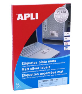 ETIQ.IMP.APLI 12974 100h A4 PLAT.210x297